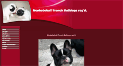 Desktop Screenshot of monbebebull.com