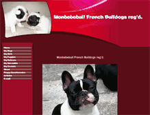 Tablet Screenshot of monbebebull.com